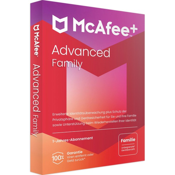 McAfee+ Advanced Family 2025